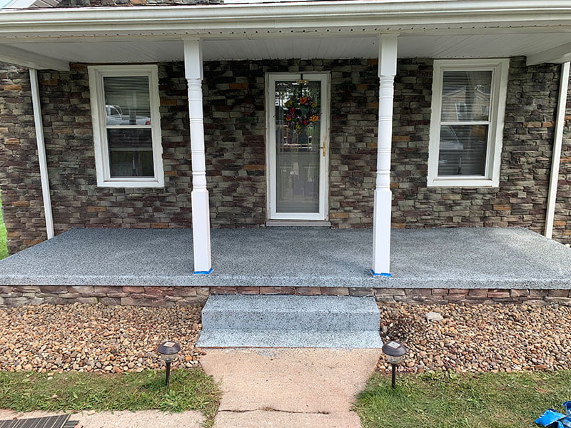 Graniflex front porch